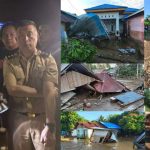 Bupati Oskar Manoppo meninjau lokasi banjir di Desa Togid, Boltim
