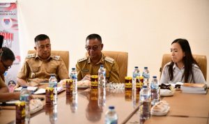 Bupati Oskar Manoppo bersama tim BPK dalam exit meeting pemeriksaan LKPD di Kabupaten Boltim