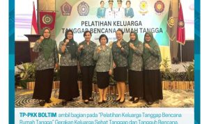 Kader TP-PKK Boltim mengikuti pelatihan keluarga tanggap bencana di Hotel Luwansa Manado