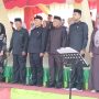 Ketua Fraksi PDI Perjuangan Dewi Zandra dan Abdul Zamad Lauma menghadiri upacara Hardiknas 2025 bersama Bupati Bolmut.
