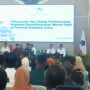 Suasana Rapat Koordinasi Percepatan Pembentukan Koperasi Desa Merah Putih yang dihadiri ratusan kepala desa dan pejabat dari berbagai daerah se-Sulawesi Utara di Manado.