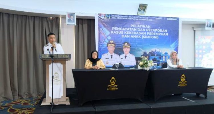 Wakil Bupati Bolaang Mongondow Timur menutup pelatihan pencatatan kasus kekerasan perempuan dan anak.