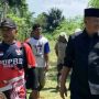 Abdul Zamad Lauma, anggota DPRD Bolmut, saat memberikan pernyataan terkait masalah irigasi yang tersumbat di Desa Buko Selatan.