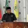 Donal Lamunte, Politisi PKB Boltara saat membacakan Pandangan Umum Fraksi