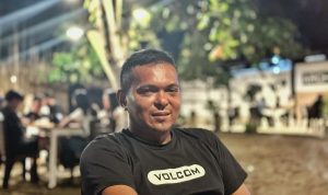 Ketua LP-K.P.K Bolmong Utara, Fadli Alamri, memberikan keterangan kepada media terkait apresiasi atas langkah Kejaksaan Negeri Bolmut dalam memulihkan keuangan negara.”