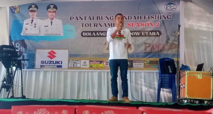 Wakil Bupati Bolaang Mongondow Utara, Moh. Aditya Pontoh, membuka secara resmi kegiatan PBIFT Season 2 di Bintauna.