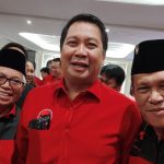 Kebersamaan jajaran PDI Perjuangan Sulut. Dari kiri ke kanan: Drs. Amin Lasena (Ketua DPC PDI Perjuangan Bolmut), Steven Kandouw (kandidat Plt Ketua DPD), dan Abdul Zamad Lauma (Sekretaris DPC PDI Perjuangan Bolmut) dalam kegiatan konsolidasi internal partai