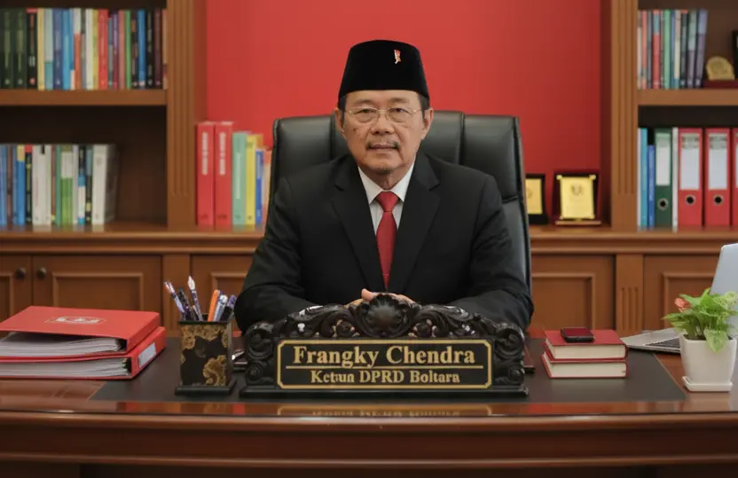 Ketua DPRD Boltara Frangky Chendra