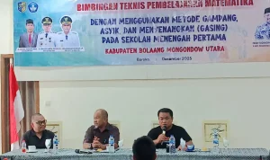 bimtek-metode-gasing-dikbud-boltara-desember-2025 Bimbingan Teknis pembelajaran matematika dengan Metode GASING yang diselenggarakan Dinas Pendidikan dan Kebudayaan Boltara bagi guru SMP, Desember 2025.