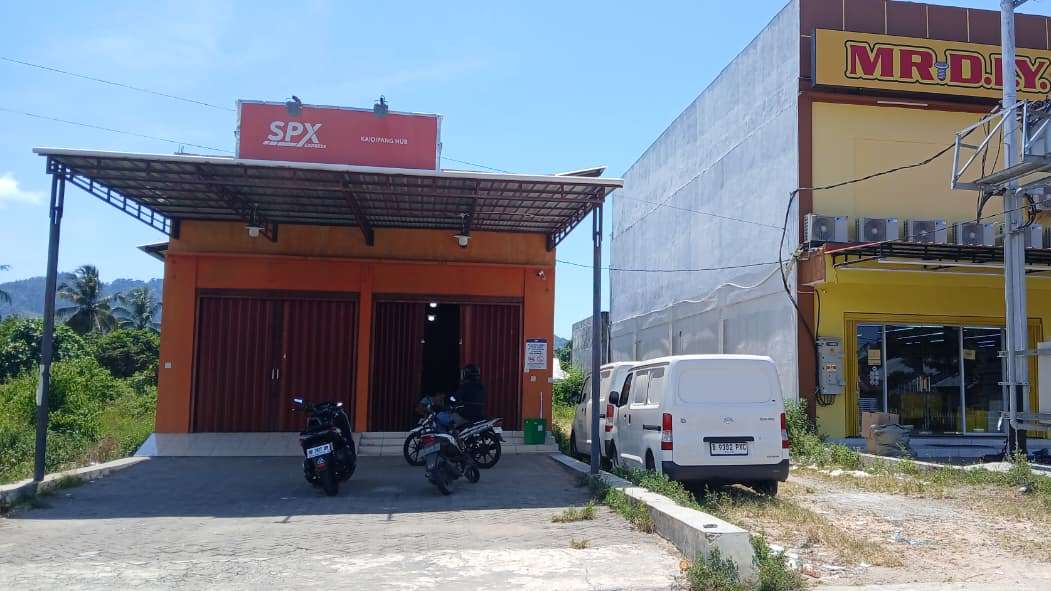 Kantor SPX Hub Kaidipang di JalanLG.Korompot Boroko Timur, Kacamatan Kaidipang Bolaang Mongondow utara