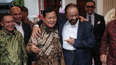 Prabowo Subianto dan Surya Paloh bertemu di Hambalang membahas koalisi partai