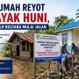 Program RTLH Boltara 2026 memperlihatkan perbandingan rumah tidak layak huni dengan rumah baru hasil pembangunan pemerintah daerah