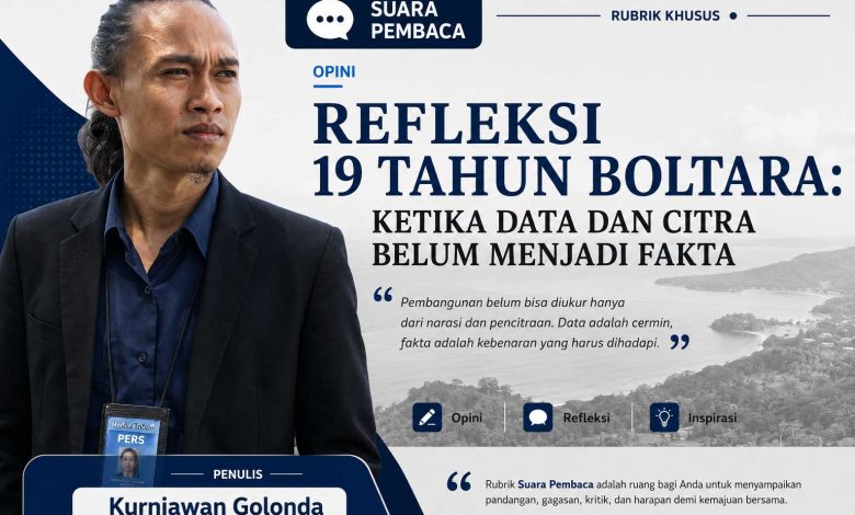 Refleksi HUT ke-19 Kabupaten Bolaang Mongondow Utara menyoroti pembangunan daerah, kesejahteraan masyarakat, dan tantangan sosial di tengah budaya pencitraan pemerintahan.