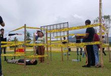 Polres Boltara menggelar rekonstruksi kasus kematian Candri Wartabone dengan memperagakan 20 adegan di halaman Mapolres, Jumat (5/6/2026). Rekonstruksi menjadi bagian dari pelengkapan berkas perkara sebelum dilimpahkan ke kejaksaan. Foto: Istimewa.