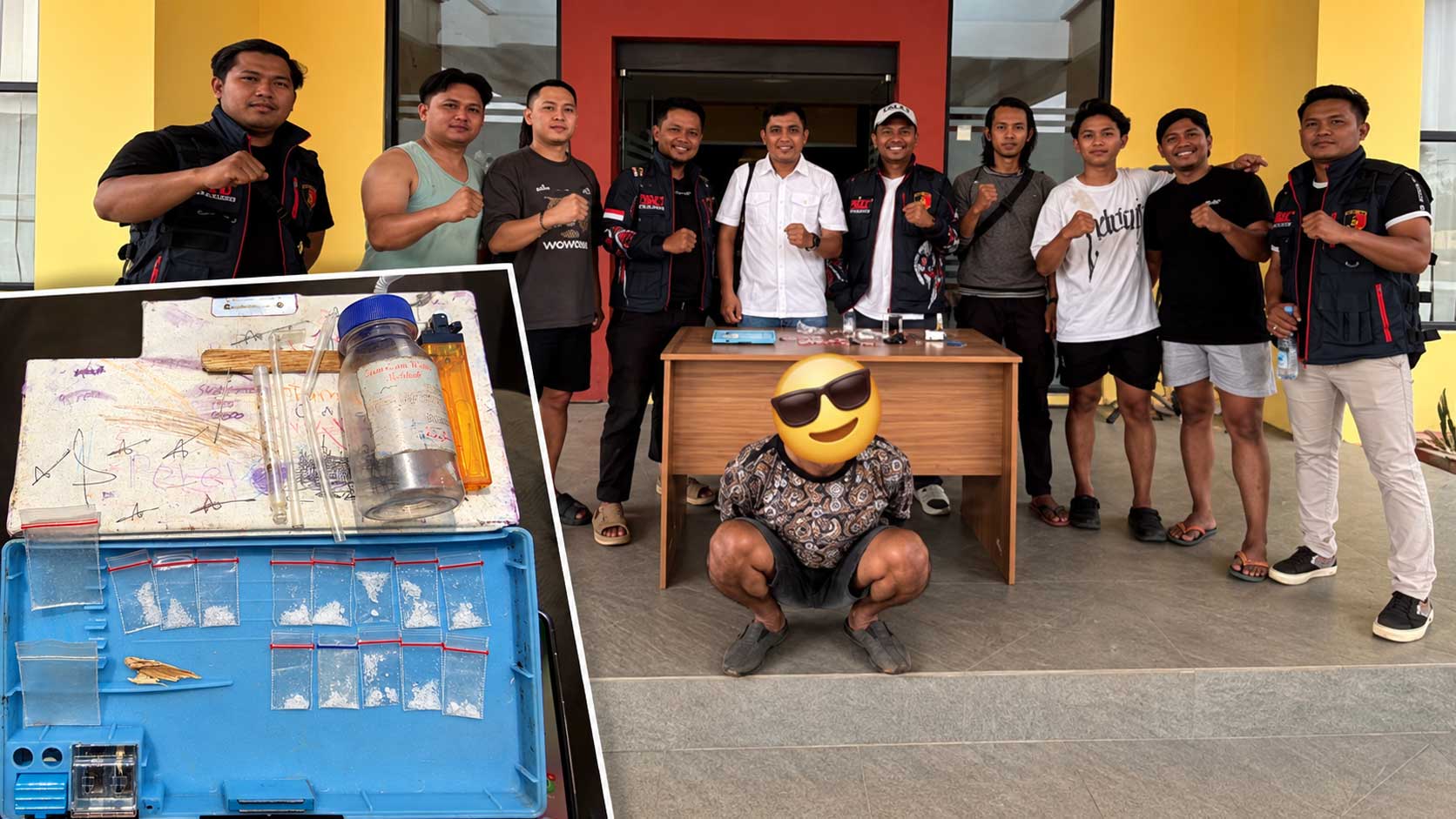 13 paket diduga sabu diamankan polisi di Desa Tombulang Bolmut